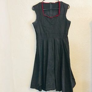 Black & red pinup style dress XXL